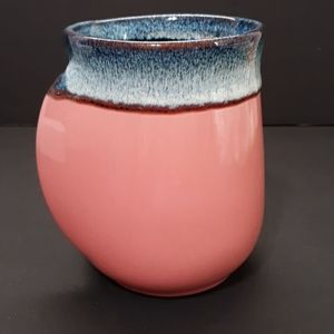Selamica Pink Porcelain 18oz left-handed mug